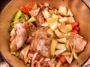 Browning Chicken and Veggies